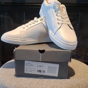 LOFT Classic White Sneakers
